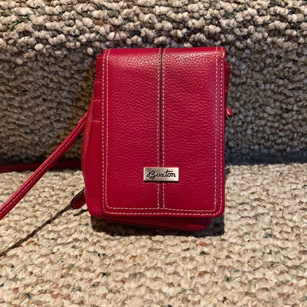 Burton leather mini purse